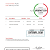 editable template, # quick lap universal multipurpose invoice template in Word and PDF format, fully editable