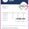 editable template, # blush purpose universal multipurpose invoice template in Word and PDF format, fully editable