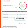 editable template, # central purpose universal multipurpose invoice template in Word and PDF format, fully editable