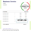 editable template, # certified profit universal multipurpose invoice template in Word and PDF format, fully editable