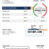 editable template, # first catch universal multipurpose invoice template in Word and PDF format, fully editable