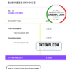 editable template, # head project universal multipurpose invoice template in Word and PDF format, fully editable