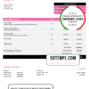 editable template, # outlaw famous universal multipurpose invoice template in Word and PDF format, fully editable