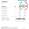 editable template, # variety select universal multipurpose invoice template in Word and PDF format, fully editable