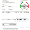 editable template, Portugal Medsky Lda company invoice template in Word and PDF format, fully editable