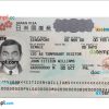 editable template, Japan tourist visa template in PSD format, fully editable, photo look