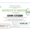 editable template, USA Law Internship certificate template in Word and PDF format