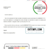 editable template, Albania ProCredit bank account closure reference letter template in Word and PDF format
