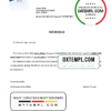editable template, USA Centier Bank bank account closure reference letter template in Word and PDF format