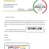 editable template, Cambodia Foreign Trade Bank of Cambodia bank account closure reference letter template in Word and PDF format