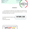 editable template, Argentina Banco Patagonia bank account closure reference letter template in Word and PDF format