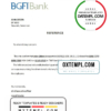 editable template, Cameroon BGFI Bank account closure reference letter template in Word and PDF format