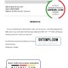 editable template, Cameroon The Atlantic bank account closure reference letter template in Word and PDF format