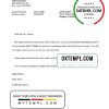 editable template, USA ADP bank account closure reference letter template in Word and PDF format