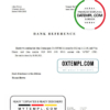 editable template, Australia Aveo bank account closure reference letter template in Word and PDF format