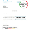 editable template, China Industrial and Commercial Bank of China bank account closure reference letter template in Word and PDF format