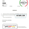 editable template, United Kingdom Argos card bank account payment closure reference proof of address template in Word and PDF format