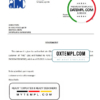 editable template, Uganda ABC bank account closure reference letter template in Word and PDF format