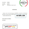 editable template, Turkmenistan Turkmenbashi bank account closure reference letter template in Word and PDF format