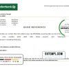 editable template, Turkey Sekerbank account closure reference letter template in Word and PDF format