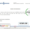 editable template, Turkey Is Bankasi bank account closure reference letter template in Word and PDF format