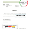 editable template, Tajikistan Alif bank account closure reference letter template in Word and PDF format
