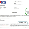 editable template, Costa Rica The Bank of Costa Rica bank account closure reference letter template in Word and PDF format