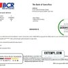 editable template, Costa Rica The Bank of Costa Rica bank account closure reference letter template in Word and PDF format
