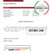 editable template, Cuba Bandec Banco de Credito y Comercio bank account closure reference letter template in Word and PDF format