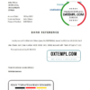 editable template, Cyprus Bank of Cyprus bank account closure reference letter template in Word and PDF format