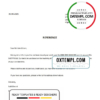 editable template, Algeria Banque Nationale d’Algérie (BNA) bank account closure reference letter template in Word and PDF format (.doc and .pdf)