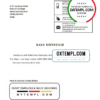 editable template, Spain Santander bank account closure reference letter template in Word and PDF format