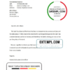 editable template, Equatorial Guinea CCEI Bank Benin bank account closure reference letter template in Word and PDF format