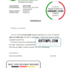 editable template, Equatorial Guinea The National Bank bank account closure reference letter template in Word and PDF format