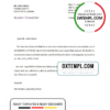 editable template, Estonia Inbank bank account closure reference letter template in Word and PDF format