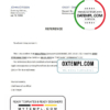editable template, Germany Fire bank account closure reference letter template in Word and PDF format