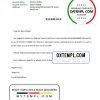 editable template, Vietnam Vietcombank bank account closure reference letter template in Word and PDF format