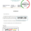 editable template, Greece National Bank of Greece bank account closure reference letter template in Word and PDF format