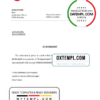 editable template, Hungary Budapest bank account closure reference letter template in Word and PDF format