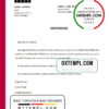 editable template, Hungary MKB bank account closure reference letter template in Word and PDF format