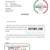 editable template, Iceland Arion bank account closure reference letter template in Word and PDF format