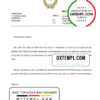 editable template, Iran Melli bank account closure reference letter template in Word and PDF format