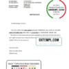 editable template, Iran Zamin bank account closure reference letter template in Word and PDF format