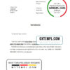 editable template, Ireland AIB bank account closure reference letter template in Word and PDF format