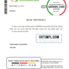 editable template, Somalia Dara Salaam Bank bank account closure reference letter template in Word and PDF format