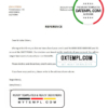 editable template, Slovenia Intesa Sanpaolo bank account closure reference letter template in Word and PDF format