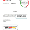 editable template, Singapore DBS bank account closure reference letter template in Word and PDF format