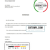 editable template, Venezuela BBVA bank account closure reference letter template in Word and PDF format