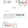 editable template, Senegal Banque Atlantique bank account closure reference letter template in Word and PDF format