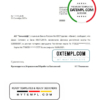editable template, Russia Tinkoff bank account closure reference (USD) letter template in Word and PDF format (in Russian)